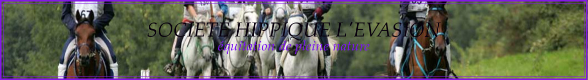 SOCIETE HIPPIQUE L'EVASION
